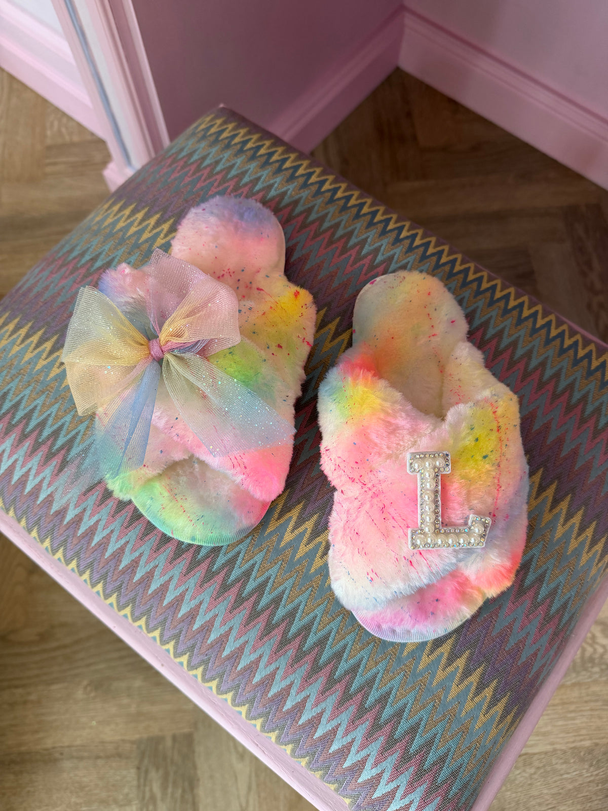 Children’s personalised slippers 🩷