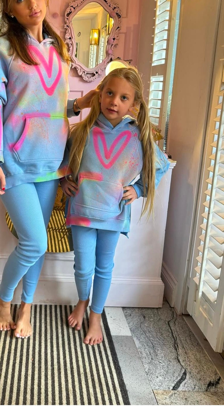 SALE š childrenās baby blue hoodie sets