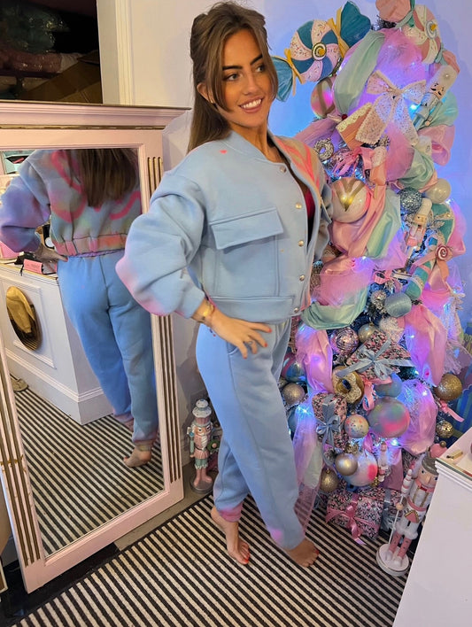 Baby blue tracksuits ๐๐๐