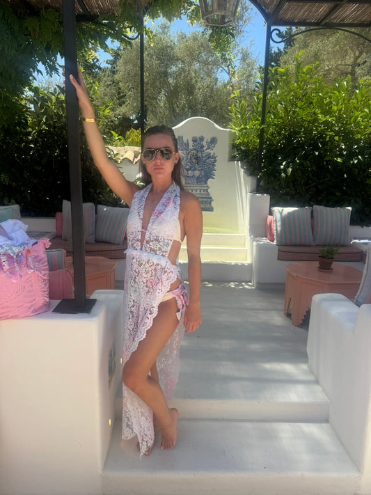 Candy lace Saint tropz Dress