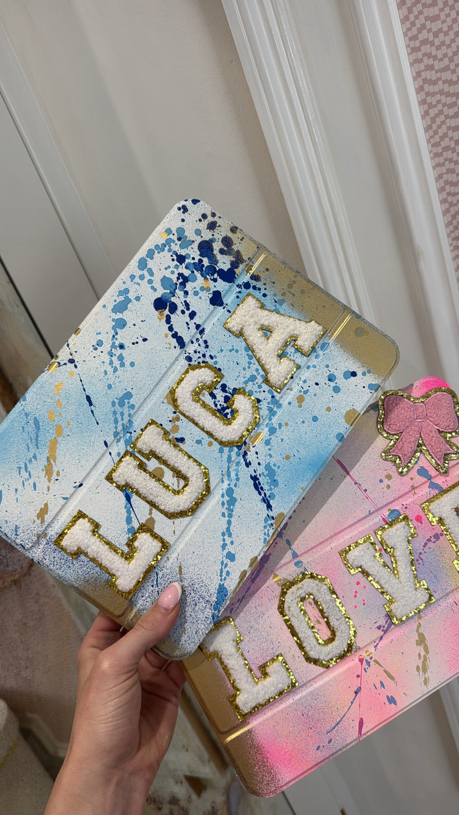 BOYS iPad cases 🩵✨ 5 letters