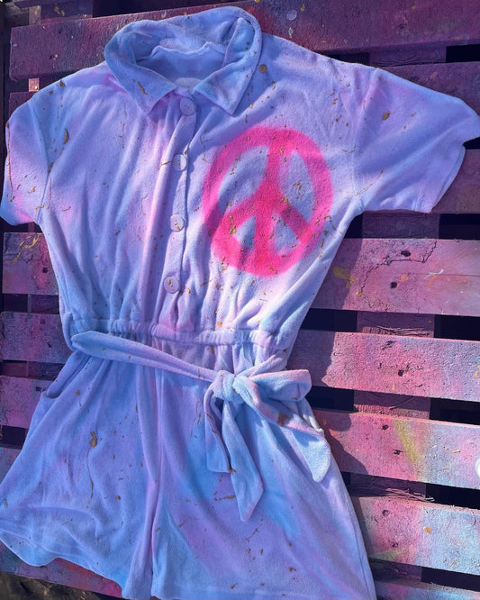 Candy toweling jumpsuit โฎ๏ธ๐โ๐ฝ