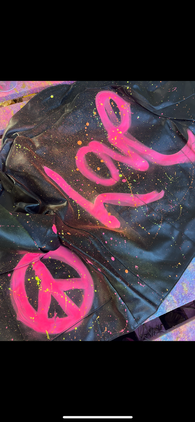 L π V E Bomb jackets