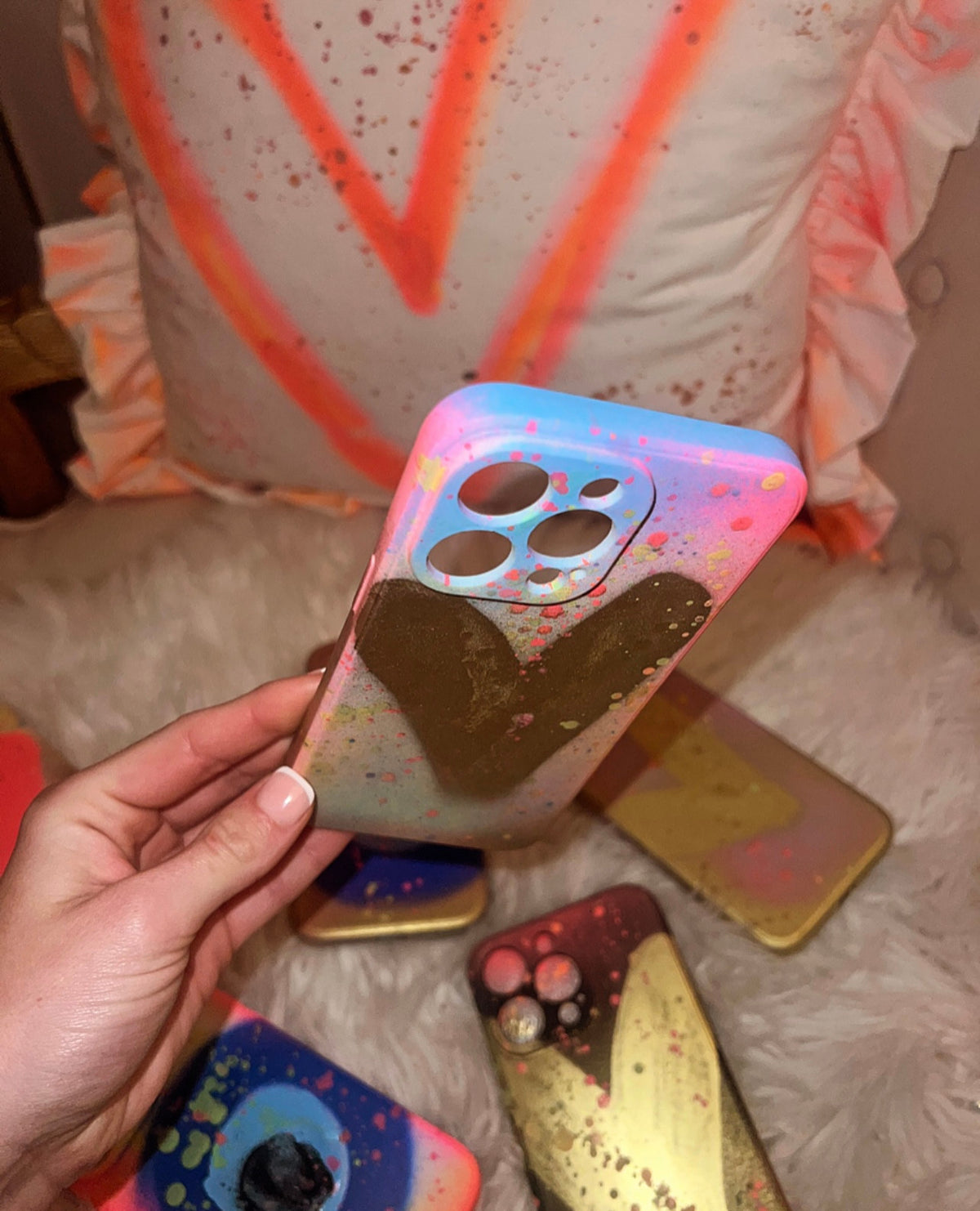 Spray painted Phone cases ππππβ¨