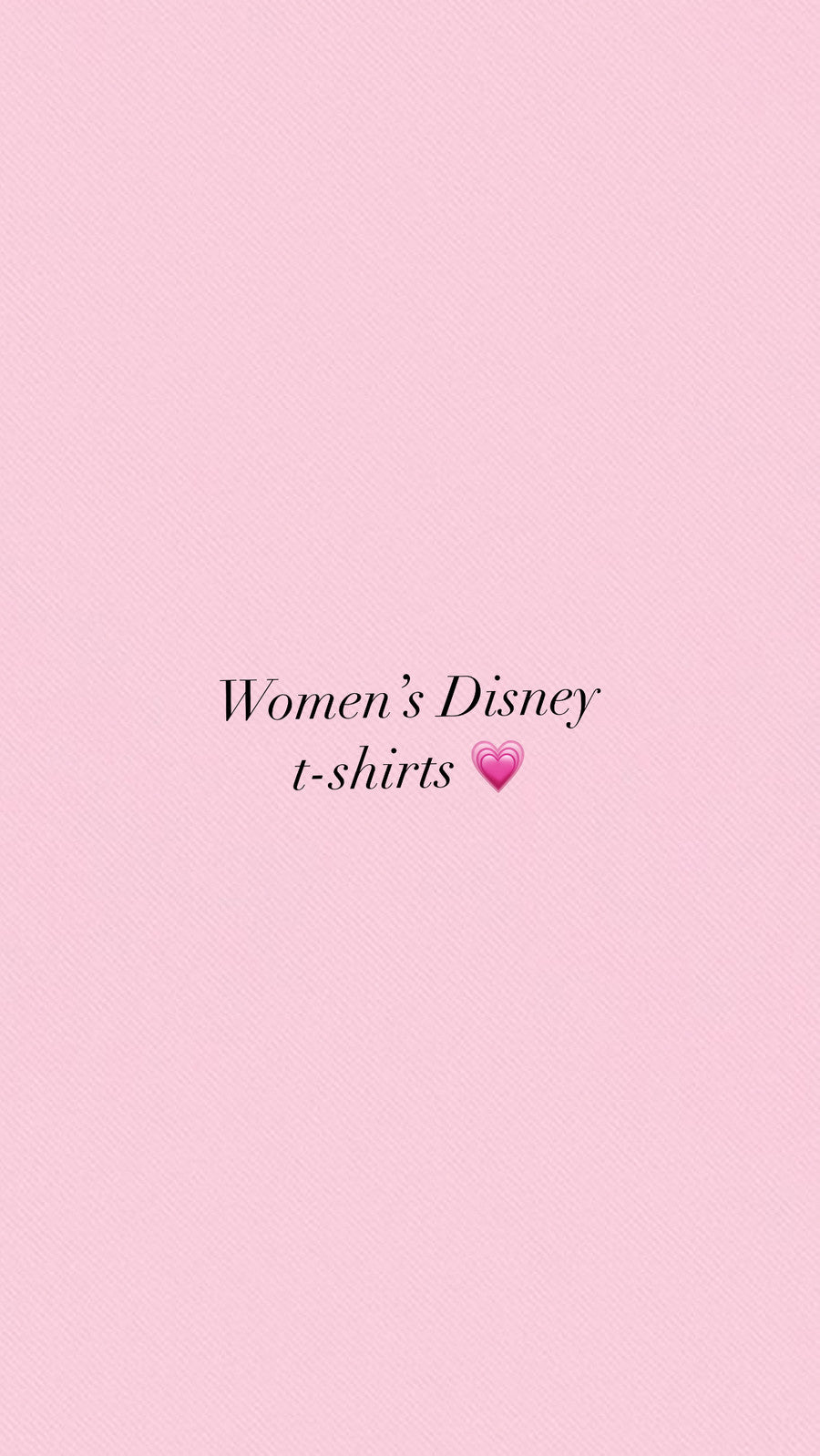 Women’s & childrens Disney t-shirts