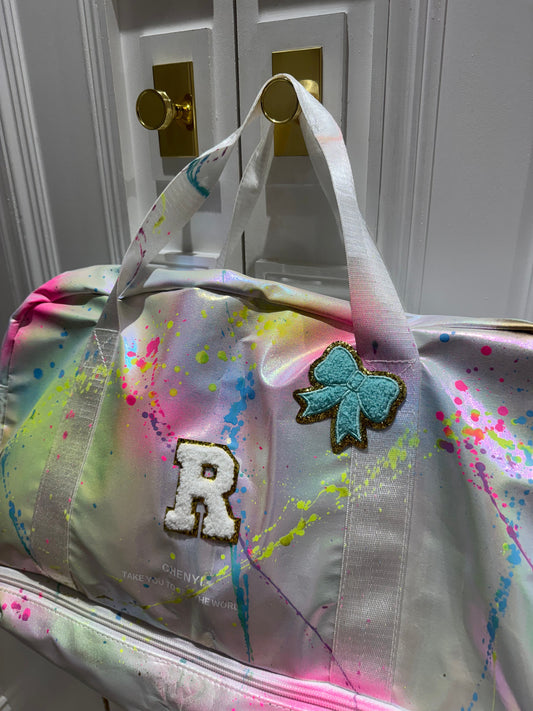 Personalised holdalls Bags ๐๐ฉต ( max 6 letters )