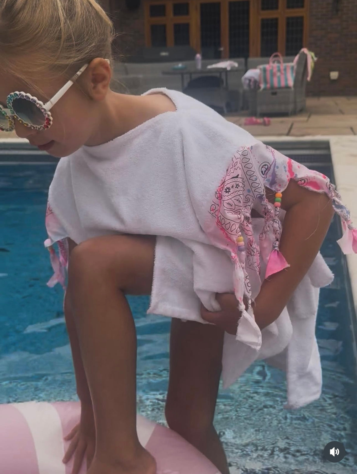 Baby Girls poncho ๐