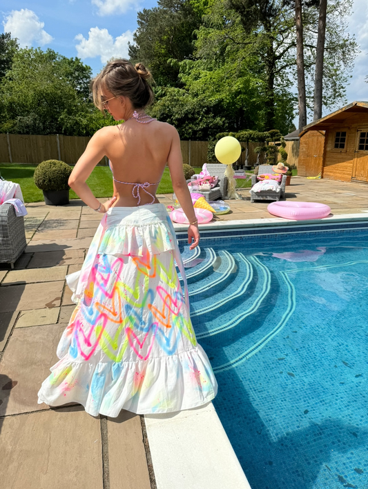 Frilly boho Skirt ๐ฉท๐๐๐๐งก