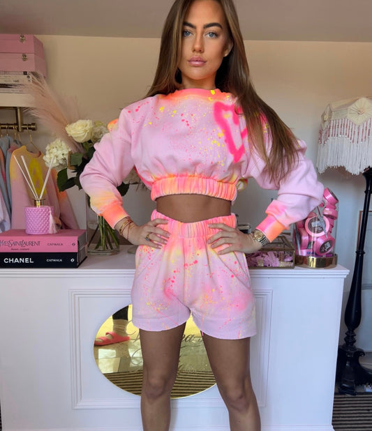 Baby pink short set ๐โจ