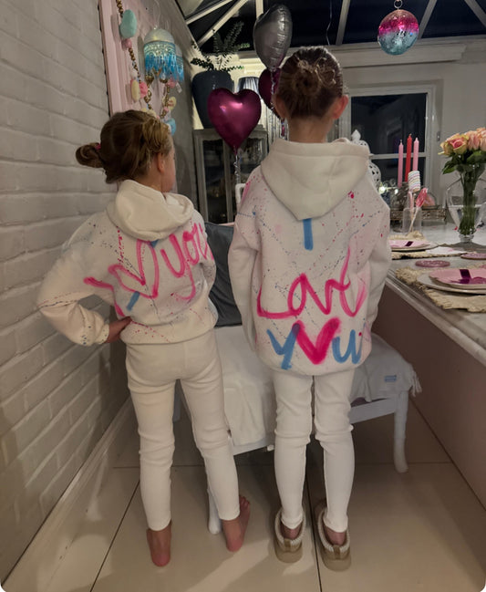 ๐ฉท๐ childrenโs ruched hoodie & leggings