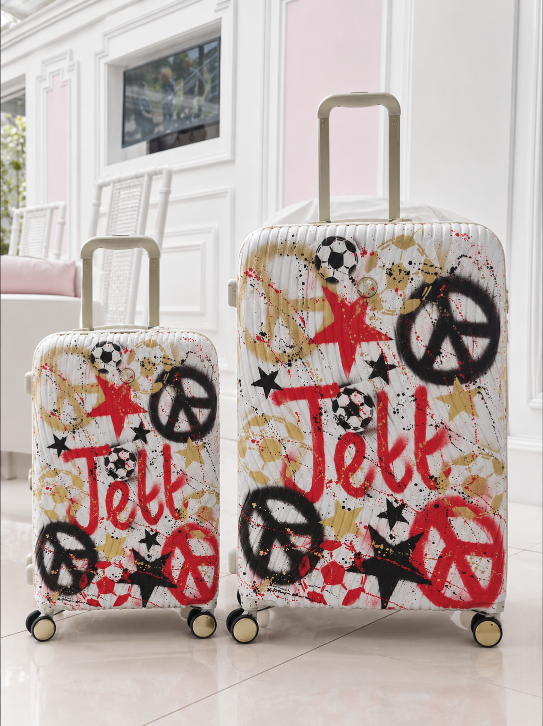 Set of 2 boys hand luggage & large set ♥️✨