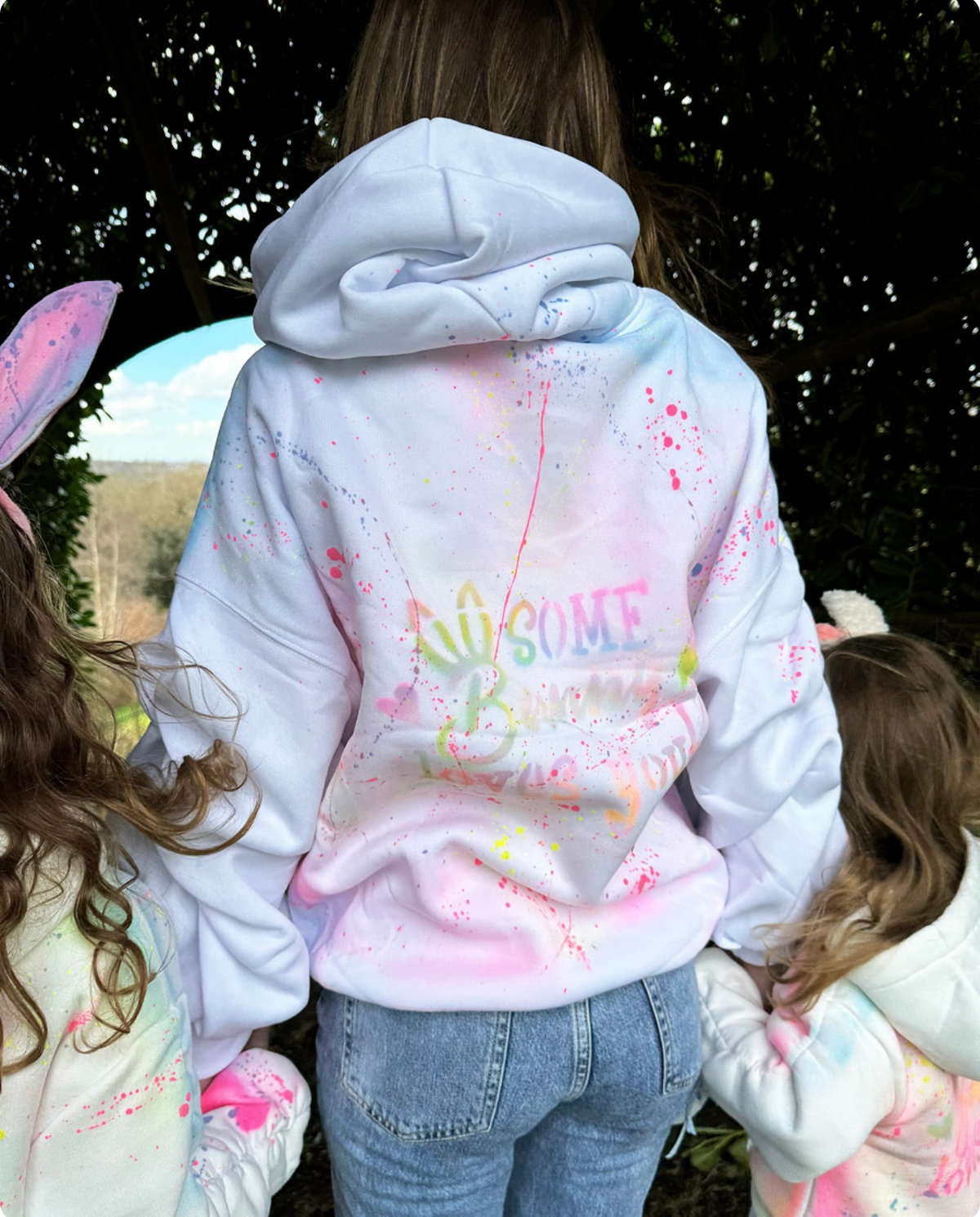 Mammas hoodies 🩷💛🩵