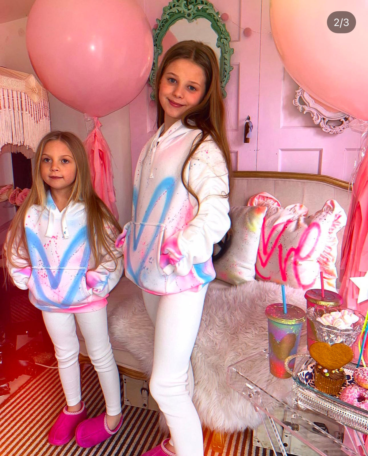 Kids hoodie set 💘✨🎀