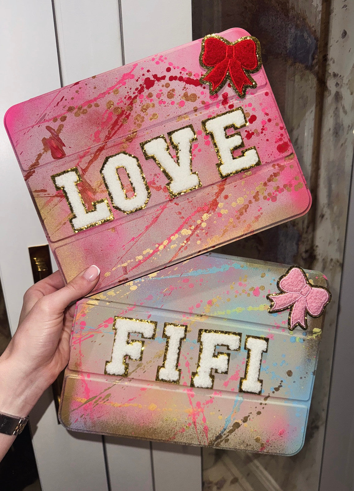 iPad cases ♥️ 3 letters