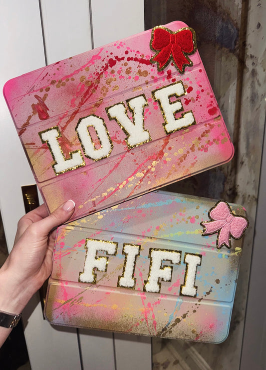 iPad cases ♥️ 3 letters