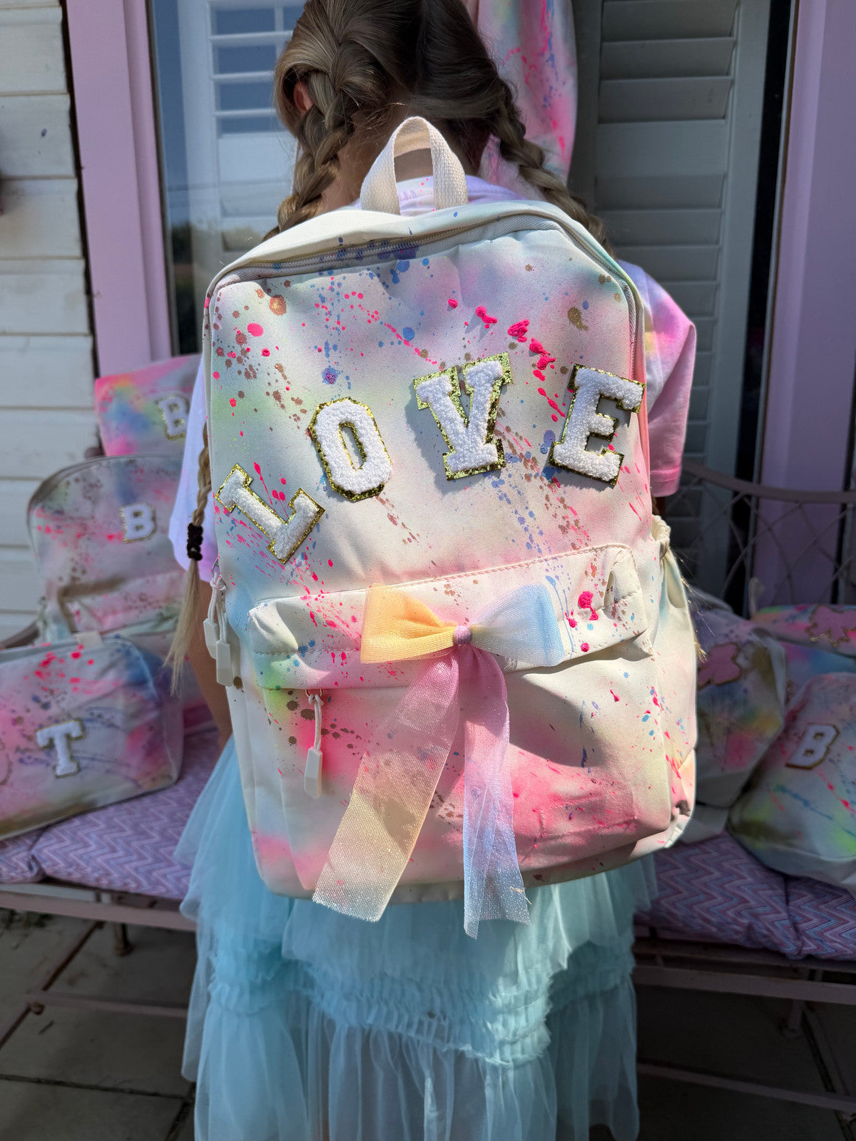 Personalised rucksack 🎀✨ ( max of 6 letters )