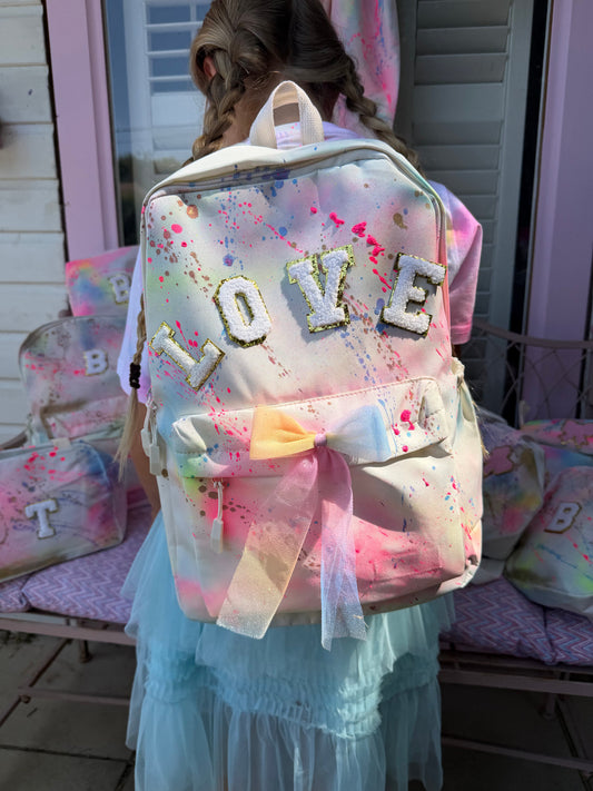 Personalised rucksack 🎀✨ ( max of 6 letters )