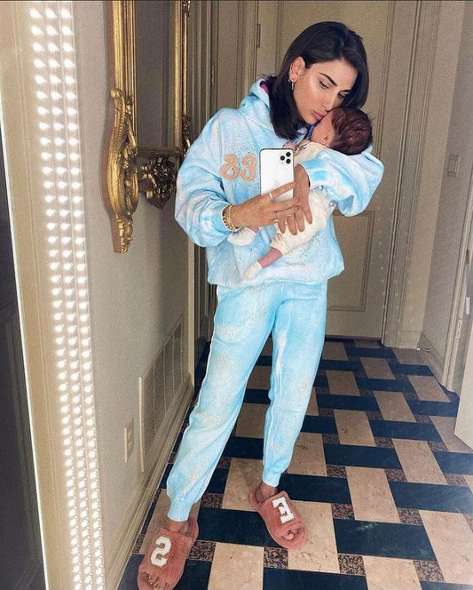 Baby Blue Spray Me Love Tracksuit