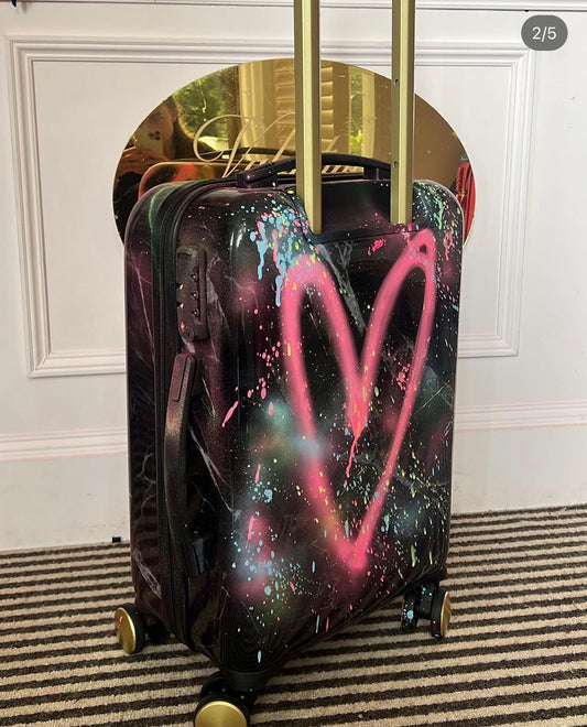 Black & Gold large suitcases 💗🖤