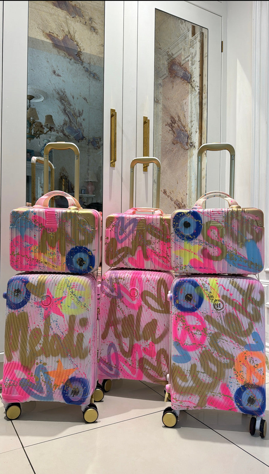 Hand luggage Suitcase & vanity 💗s