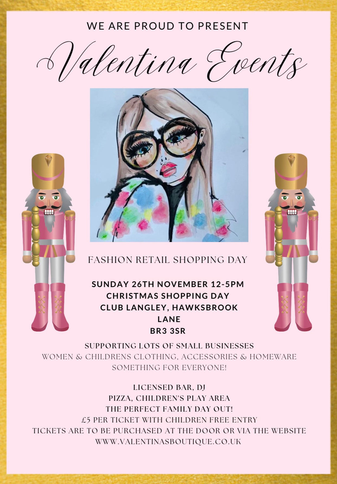 Christmas event tickets 💗✨