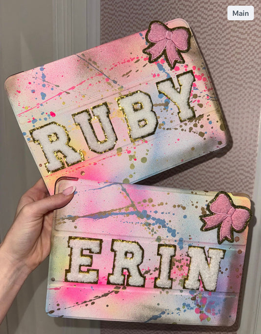 iPad case ( 6 letters ) 💗