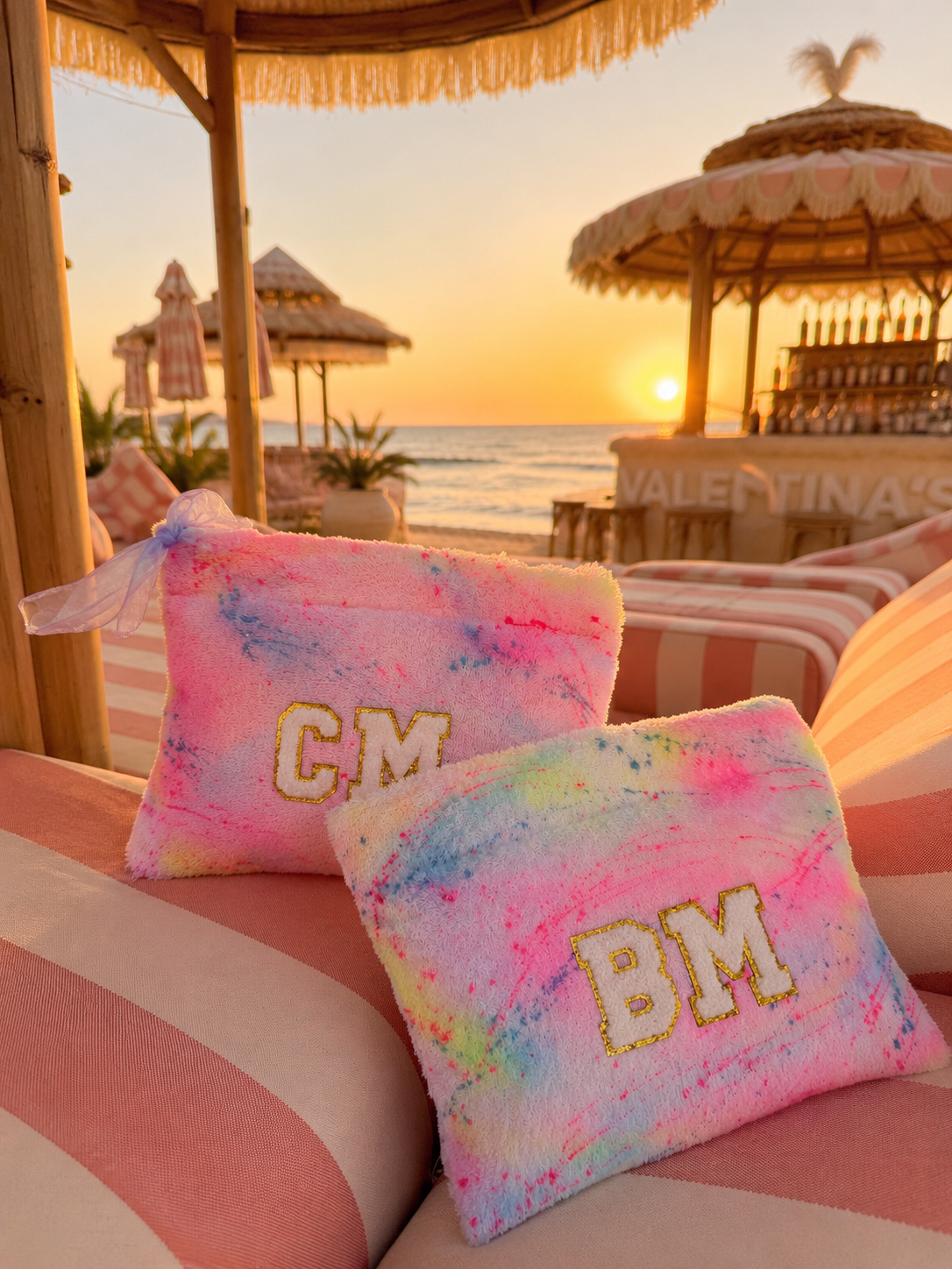 Small drawstring pouches - ( max 6 letters ) 🩵💘