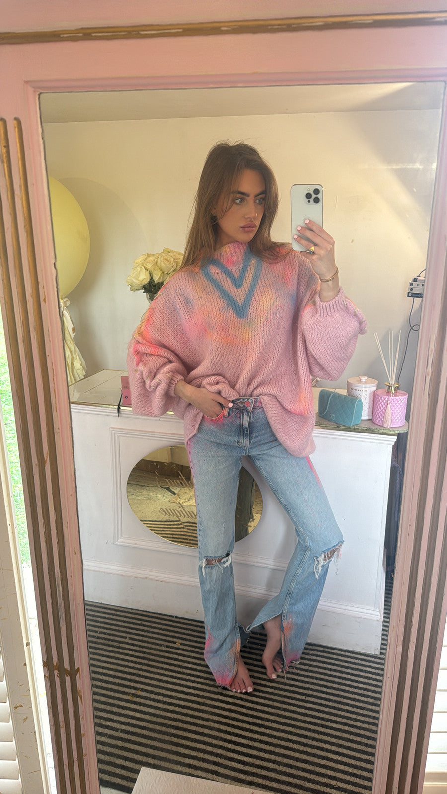 Pink kintted  jumpers 💘