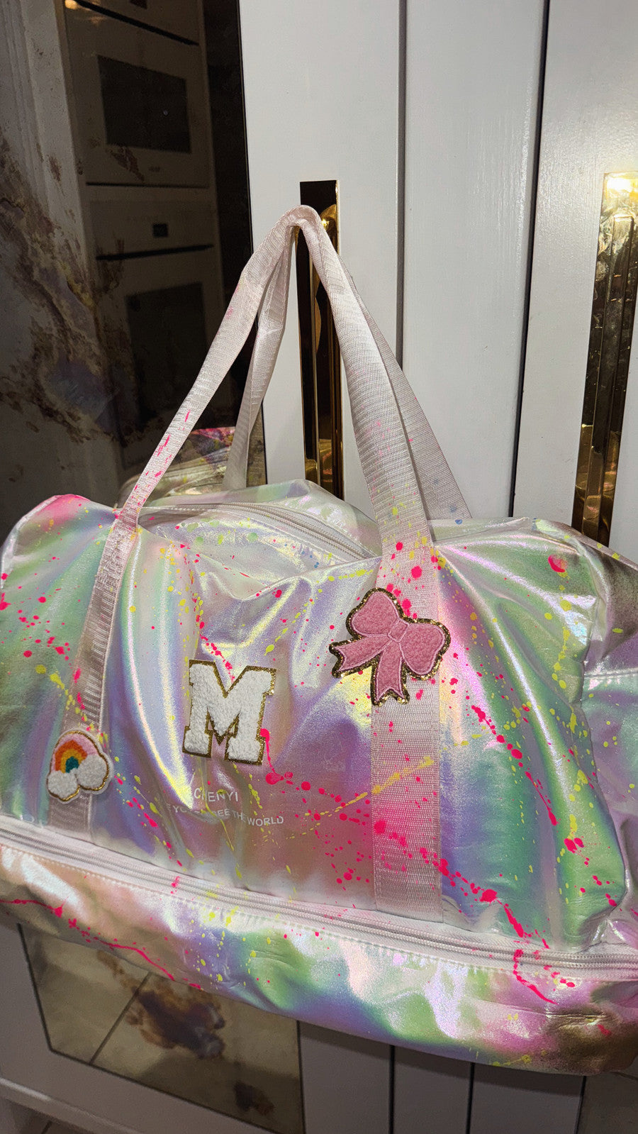 Pearlescent holdall 🩷