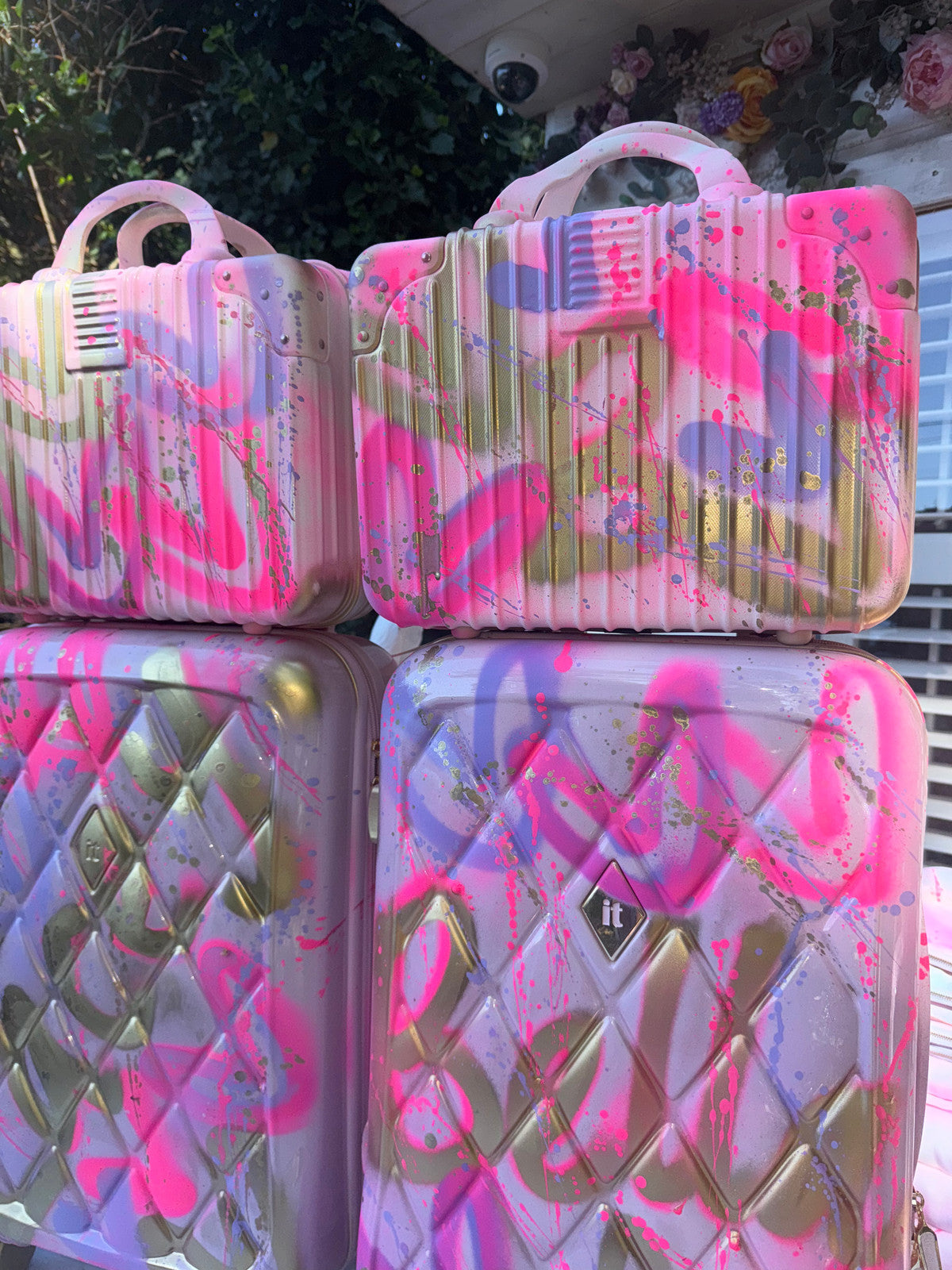 Hand luggage suitcase & vanity 🩷💜