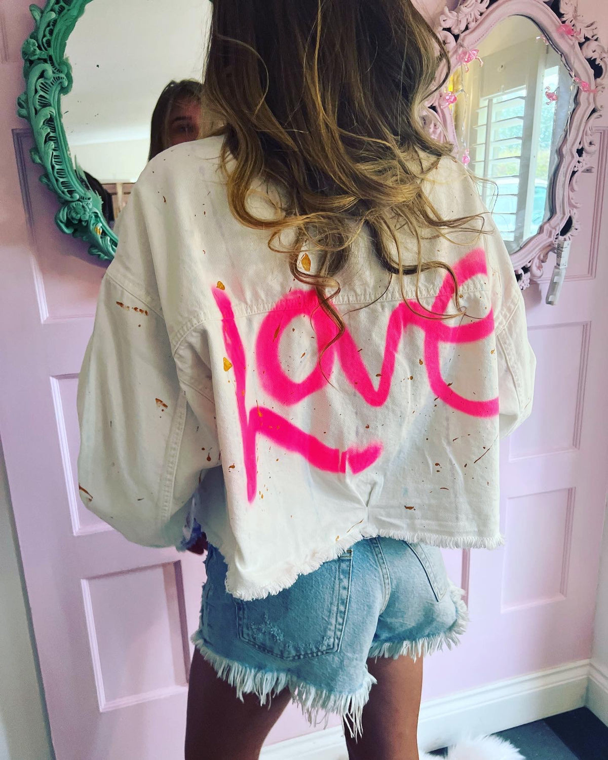LOVE oversized denim jackets 💗✌🏽✨