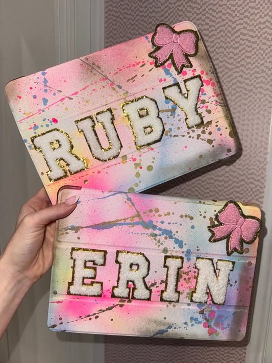 iPad cases with 4 letters 💗