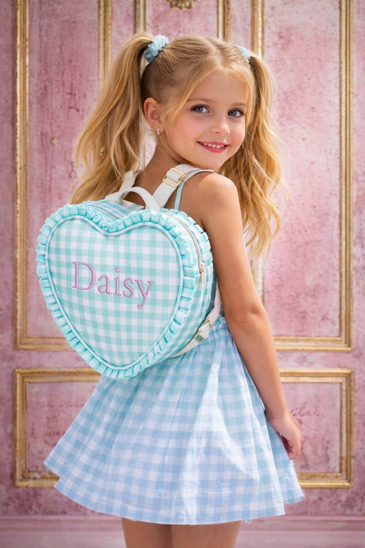 Mint Green LOVE heart rucksack 💚