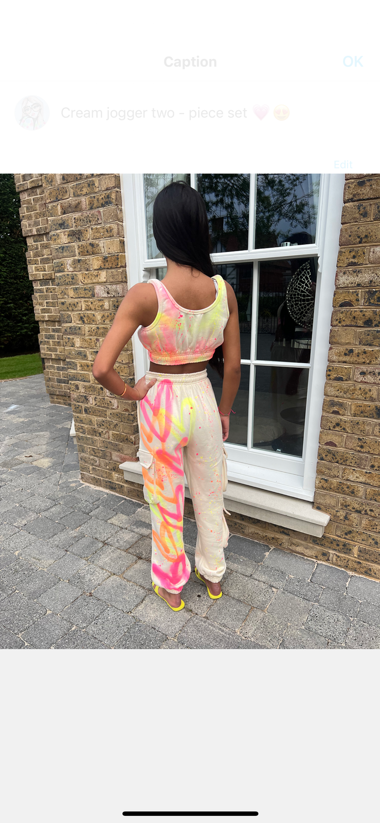 Cream two - piece 💗😍
