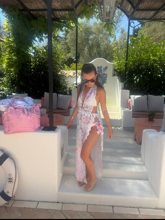 Candy lace Saint tropz Dress