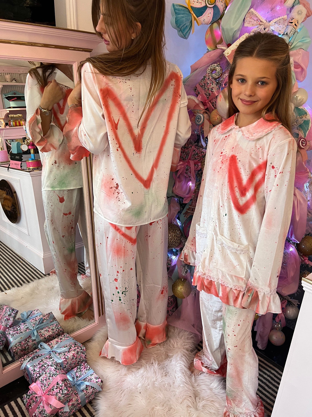 Mother & Daughter matching pjs ♥️🎁
