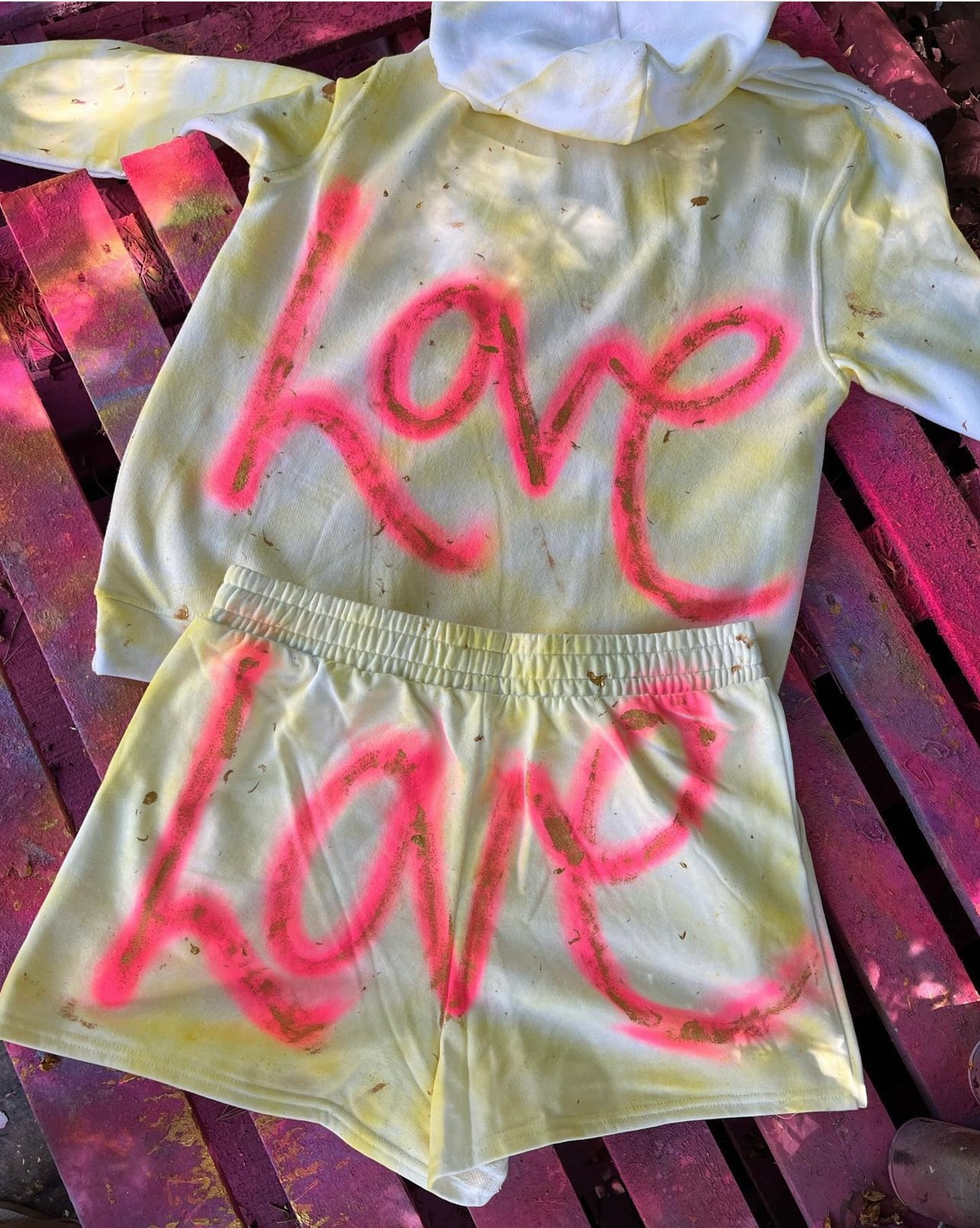Yellow short set ✨💗