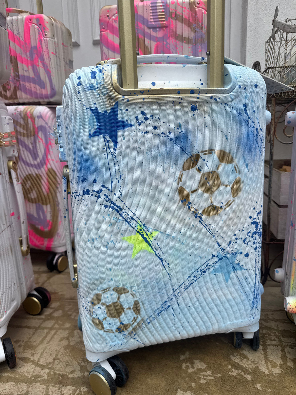 Boys suitcases - hand luggage 🩵✨⚽️