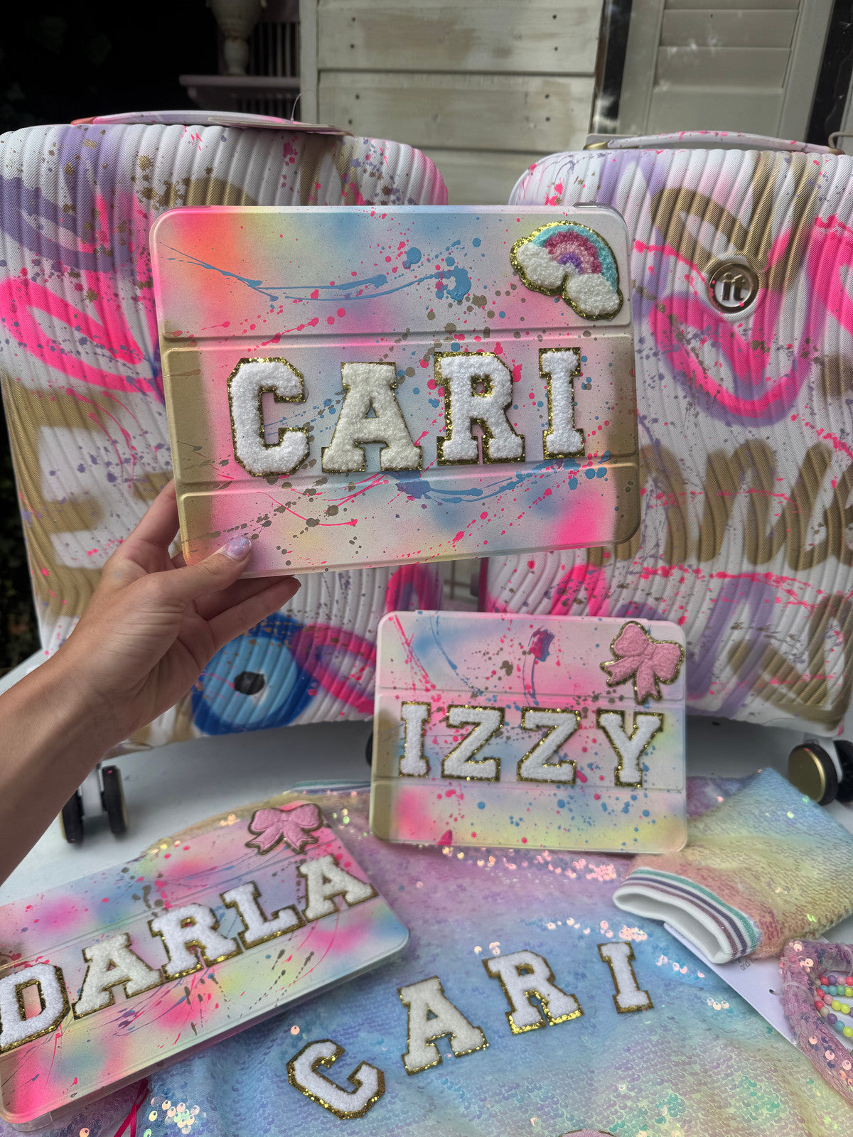 iPad cases 🩷  4 letters