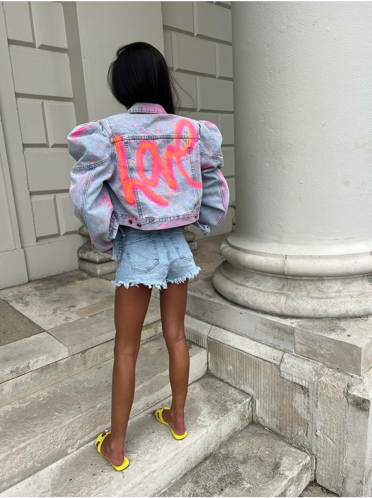 Cropped Denim jacket 💗