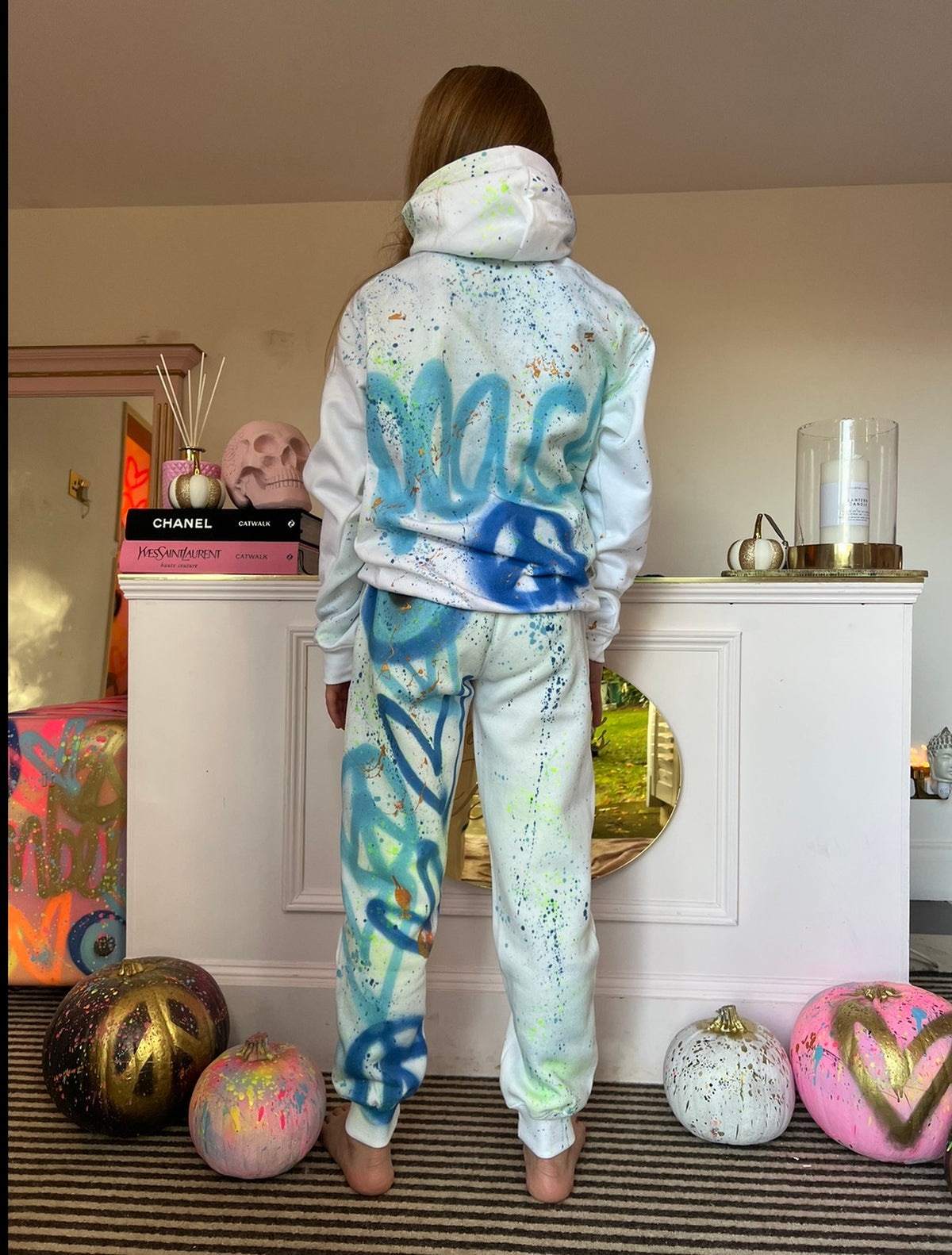 Girls evil eye tracksuits 💙😍