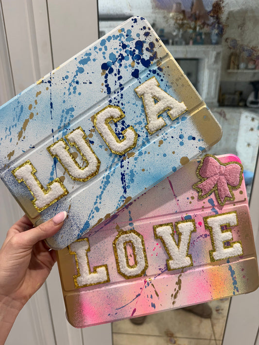 BOYS iPad case 🩵✨ ( 4 letters )