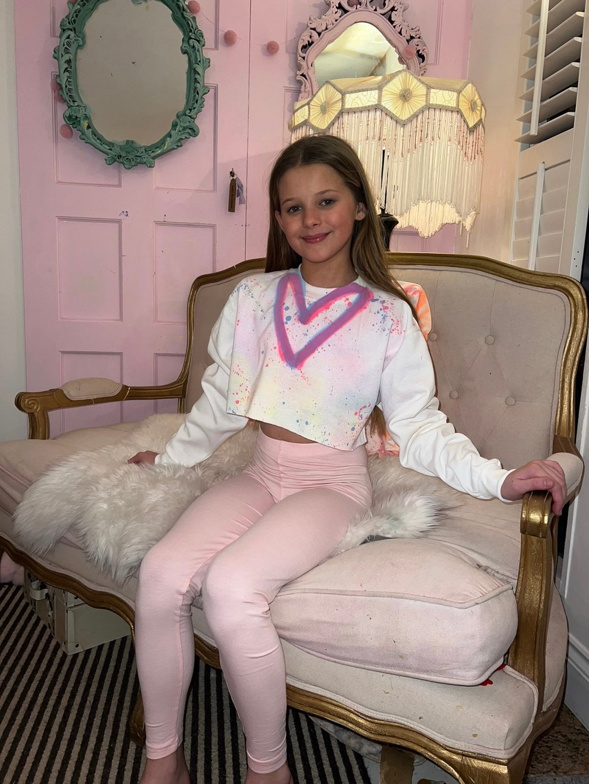 Kids cropped jumpers & leggings 💗😍