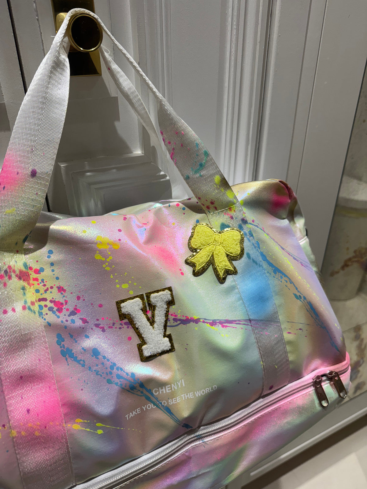 Personalised holdalls 💛🎀