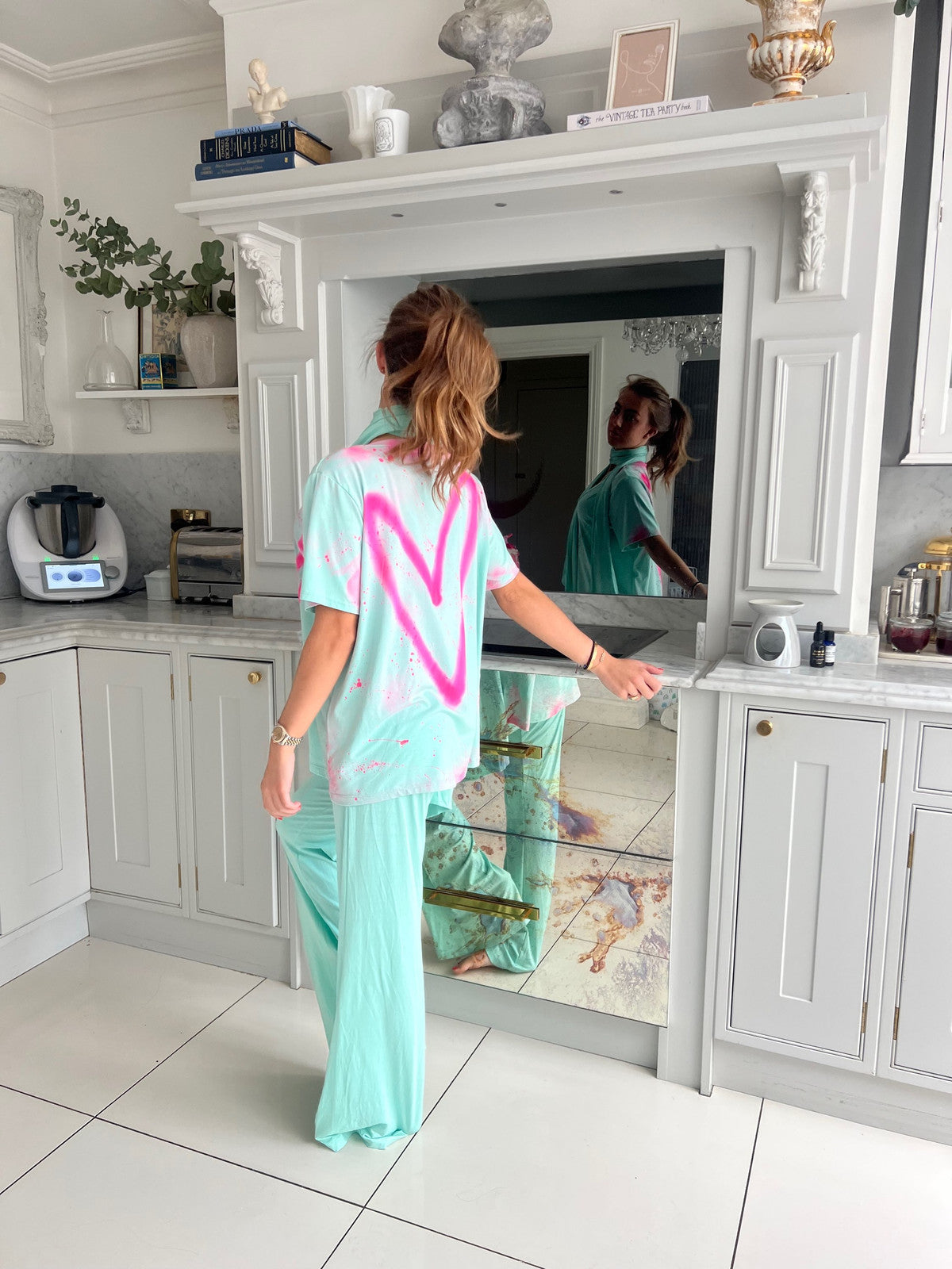 Mint green trousers 💚😍💖