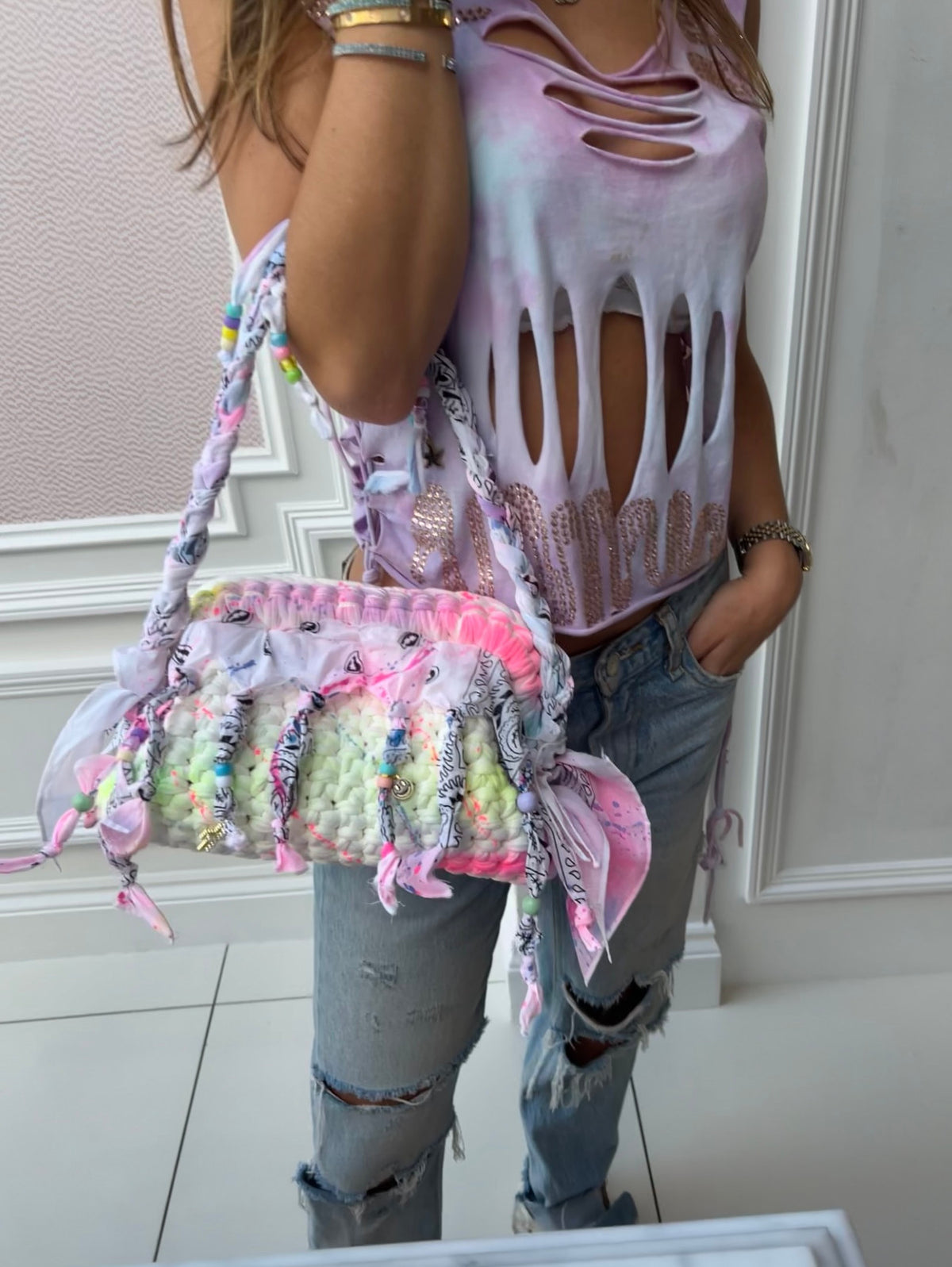 The candy knit 💘
