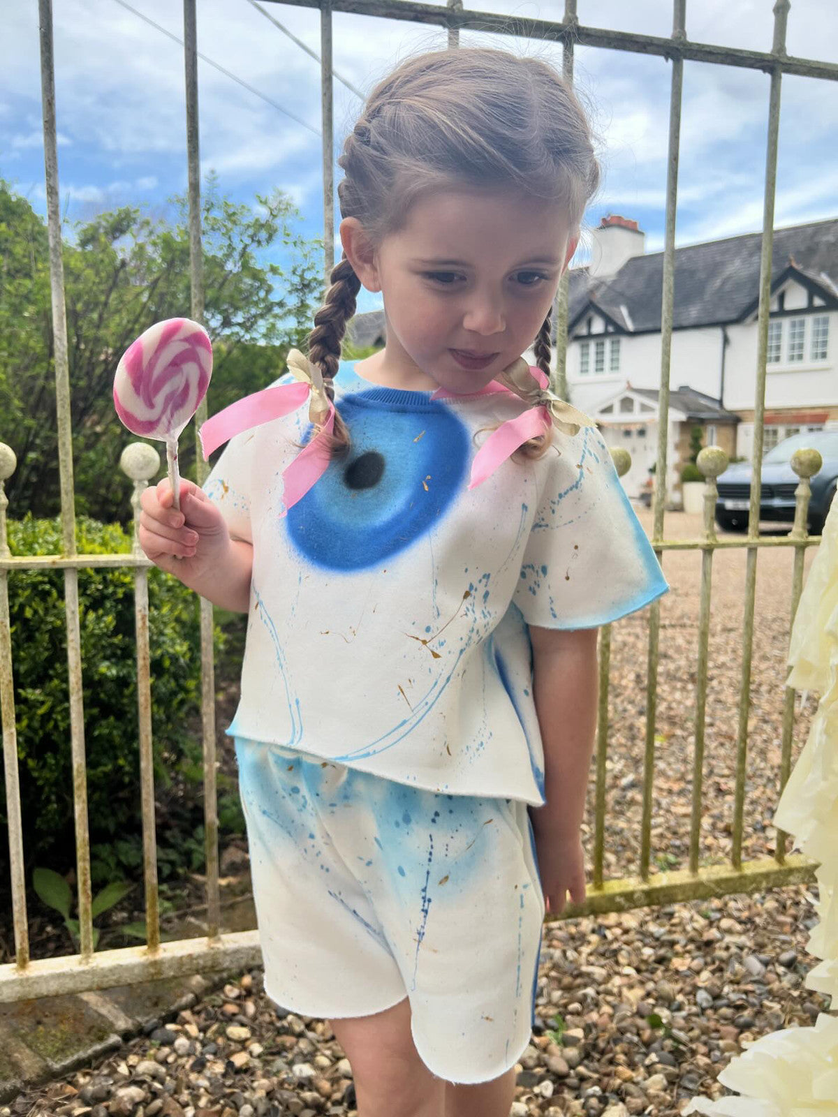 Kids evil eye short sets 🧿✨💘