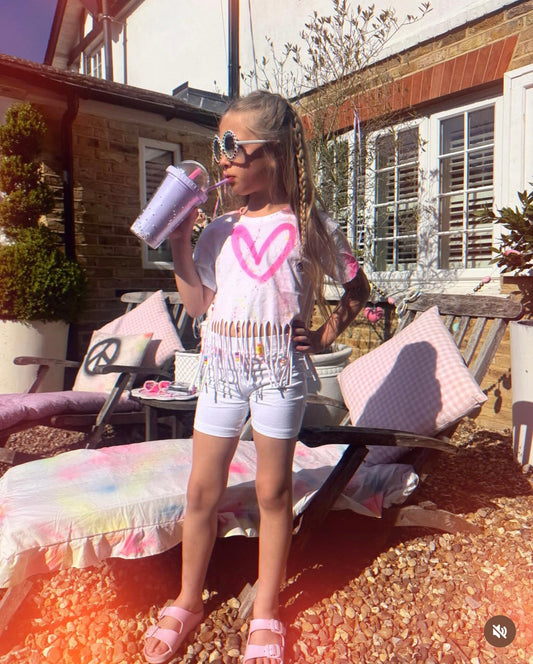 Children’s Beaded short sets 💗💘✨