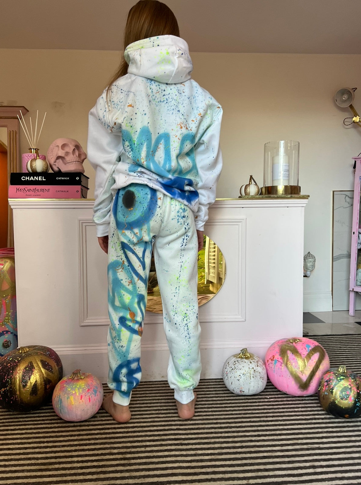 Girls evil eye tracksuits 💙😍