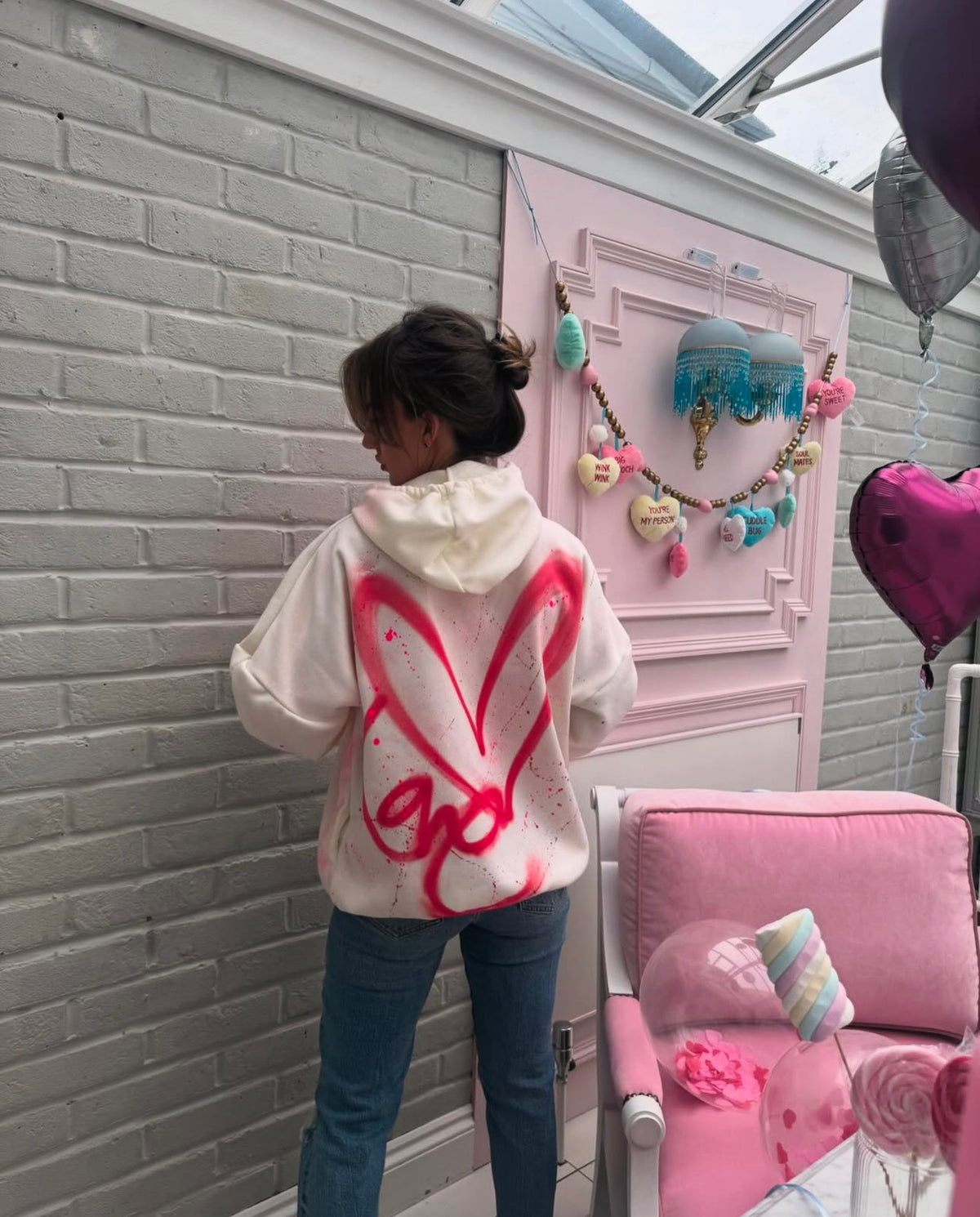 Women’s oversized ♥️LOVE  hoodies…
